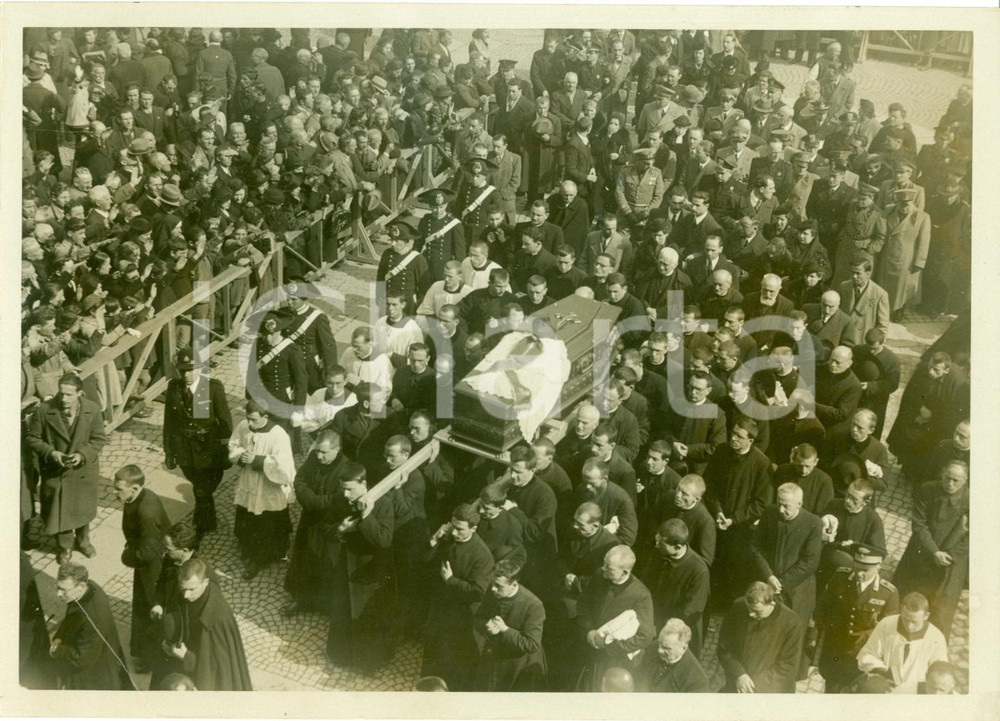 Fotografia d epoca originale 1940 TORTONA AL I funerali di San Luigi ORIONE FOTOGRAFIA 1
