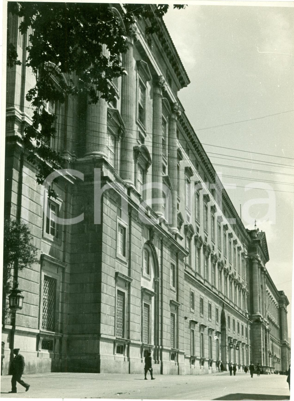 Fotografia d epoca originale 1935 ca CASERTA La reggia, sede ACCADEMIA AERONAUTICA Fotografia 1