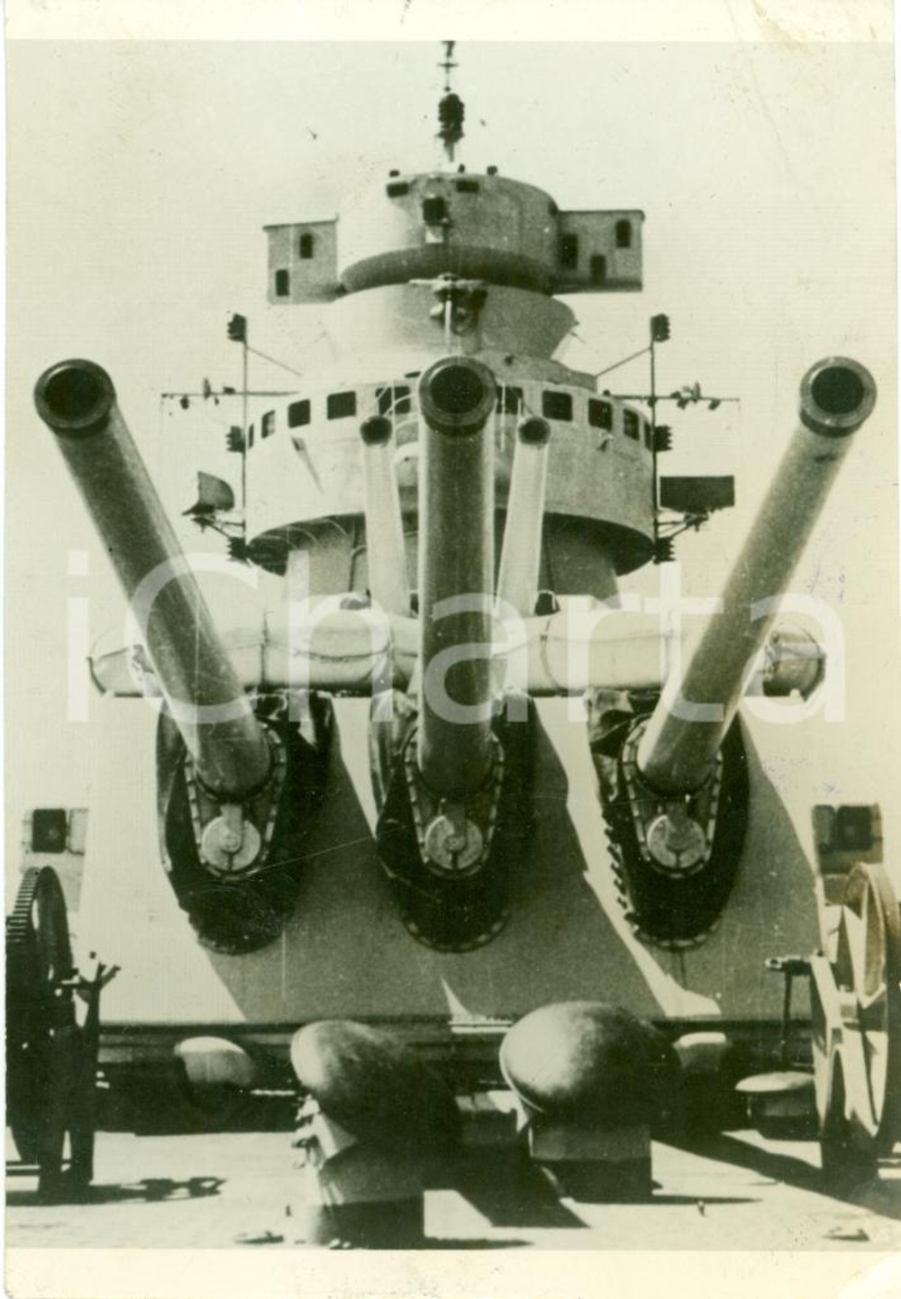 Fotografia d epoca originale 1942 GUERRA NAVALE WW2 Nave da guerra italiana FOTOGRAFIA 1