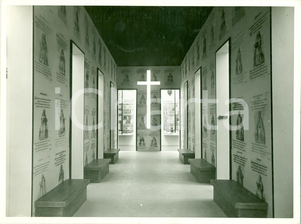 Fotografia d epoca originale 1936 ROMA Mostra Stampa Cattolica Sezione Ordini Religiosi FOTOGRAFIA 1