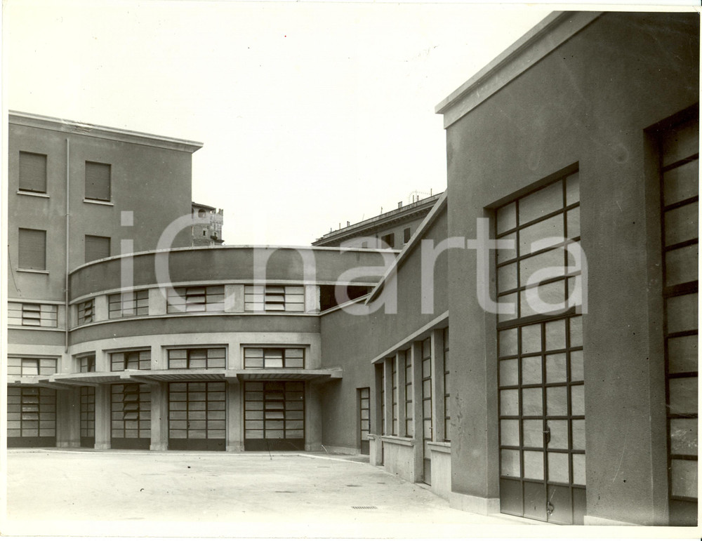Fotografia d epoca originale 1935 ca CITTA  DEL VATICANO Uno scorcio del centro industriale Fotografia 1