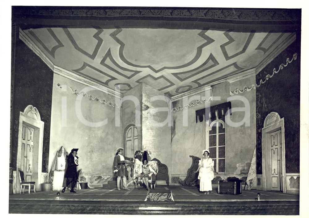 Fotografia d epoca originale 1937 FIRENZE MAGGIO MUSICALE  Le nozze di Figaro Atto I Foto LOCCHI 1