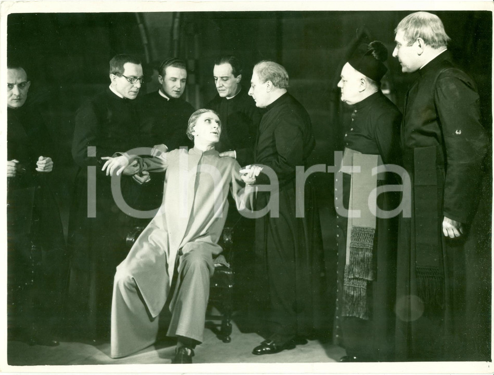 Fotografia d epoca originale 1937 MILANO TEATRO LIRICO Compagnia RUFFINI ne La prima legione Foto di scena 1