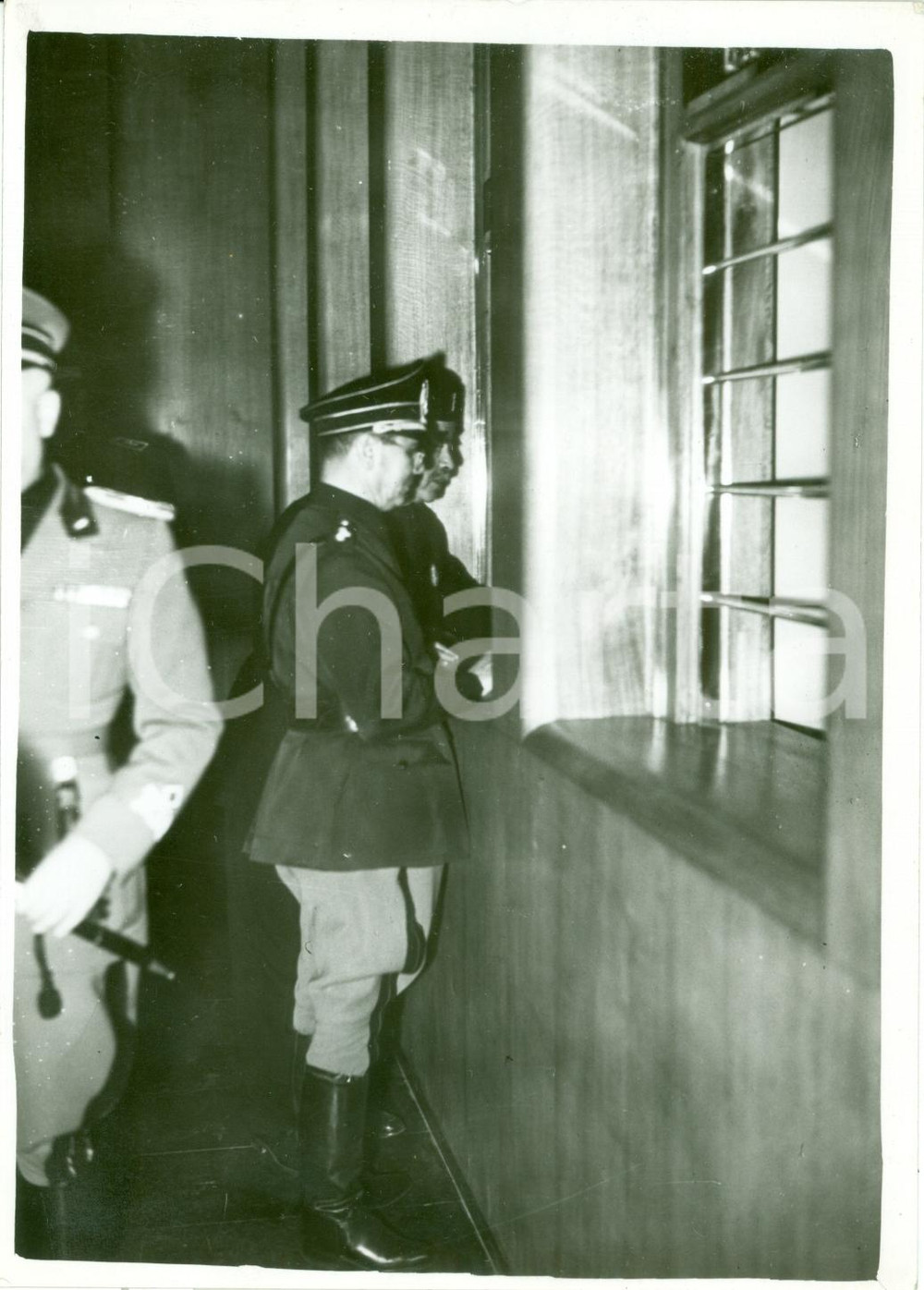 Fotografia d epoca originale 1938 MILANO Antonio Stefano BENNI inaugura nuove Poste PIAZZA CORDUSIO Foto 1