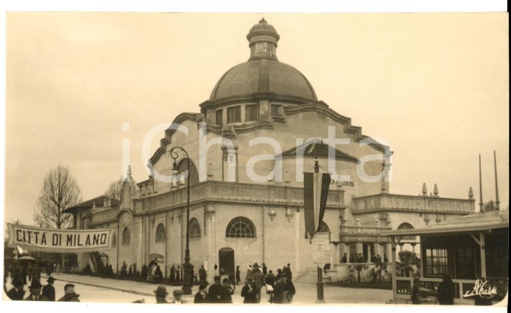 Fotografia d epoca originale 1928 MILANO Fiera Campionaria  Padiglione dell ARGENTINA Foto 13 x 8 cm 1