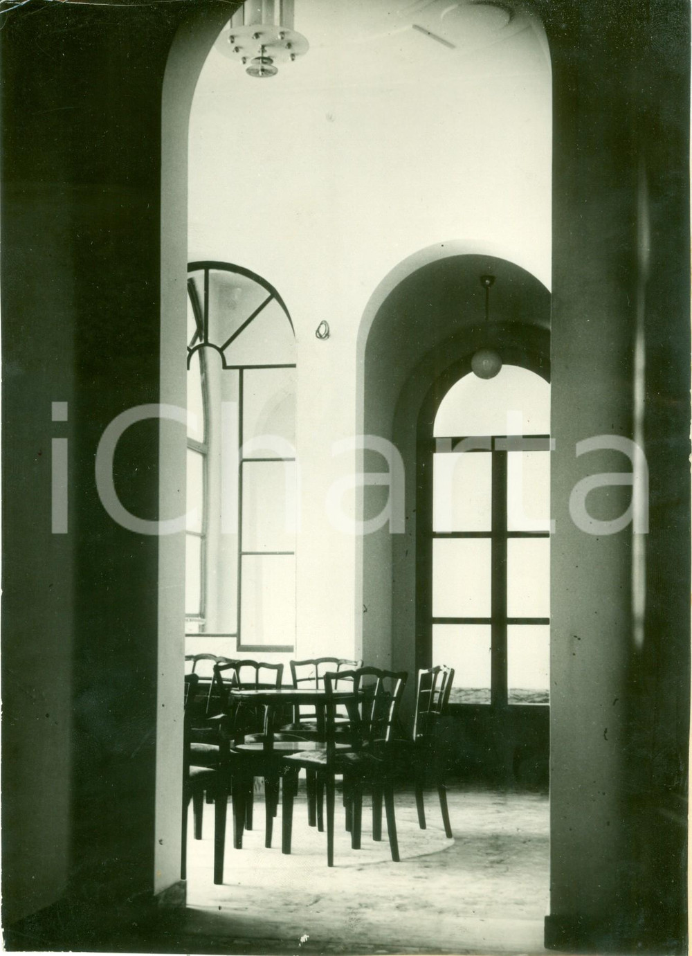 Fotografia d epoca originale 1932 MILANO Foyer teatro Palazzo del GRUPPO OBERDAN Fotografia 1