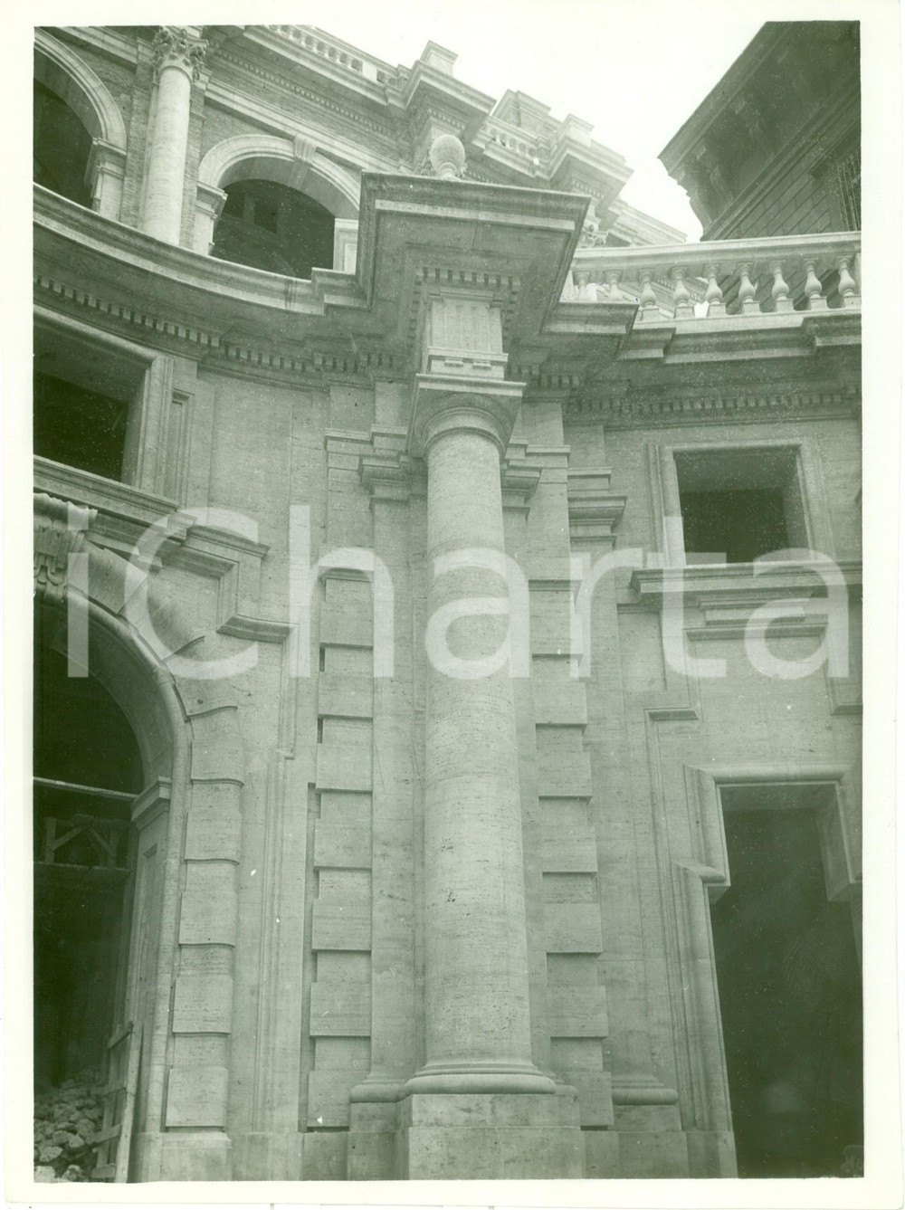 Fotografia d epoca originale 1932 ROMA Nuovo Palazzo Cassa Nazionale Infortuni Architetto Armando BRASINI 1
