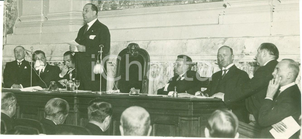 Fotografia d epoca originale 1928 ROMA IX Sessione Istituto Internazionale Agricoltura FOTOGRAFIA 1