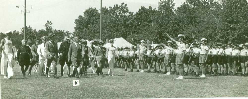 Fotografia d epoca originale 1936 ROMA Renato RICCI visita i maestri del Corso Capicenturia Fotografia 1
