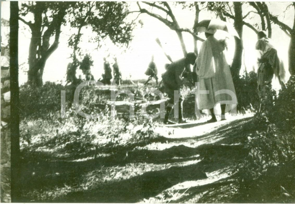 Fotografia d epoca originale 1937 ETIOPIA AOI Preparazione cerimonia del battesimo copto Fotografia 1