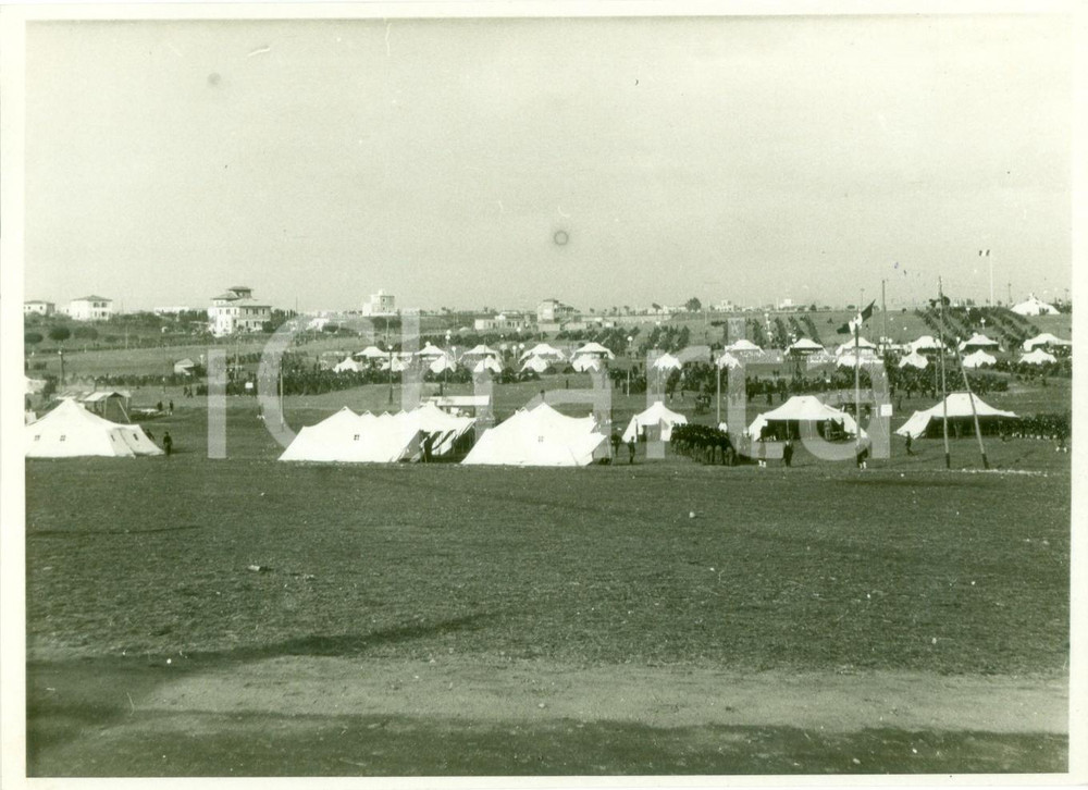 Fotografia d epoca originale 1938 ROMA L accampamento degli Avanguardisti Fotografia 1