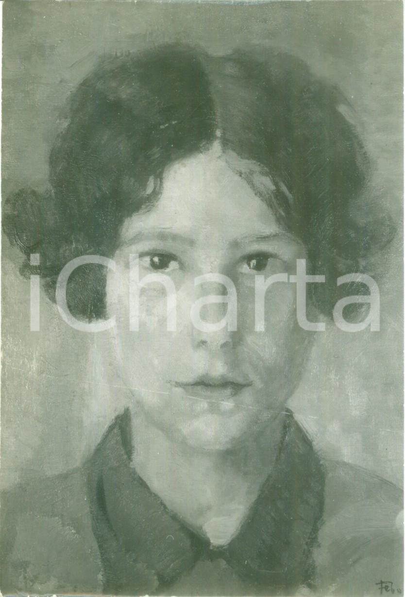 Fotografia d epoca originale 1936 MOSTRE D ARTE Nicola FEBO Mariella Fotografia coeva del quadro 1