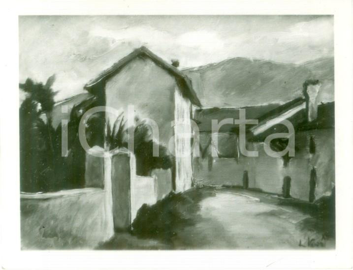 Fotografia d epoca originale 1935 UDINE MOSTRA D ARTE GUF Luigi VIDONI di TOLMEZZO Case carniche FOTOGRAFIA 1