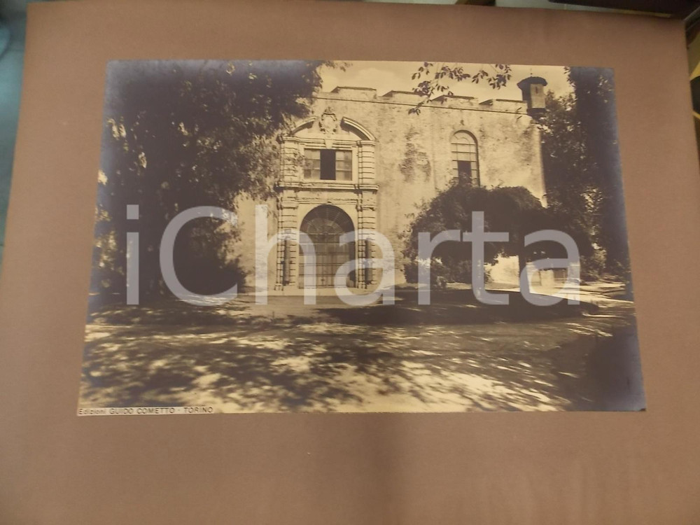 Fotografia d epoca originale 1940 ca TORINO Maschio della CITTADELLA  lato posterioreFoto ed. Guido COMETTO 1