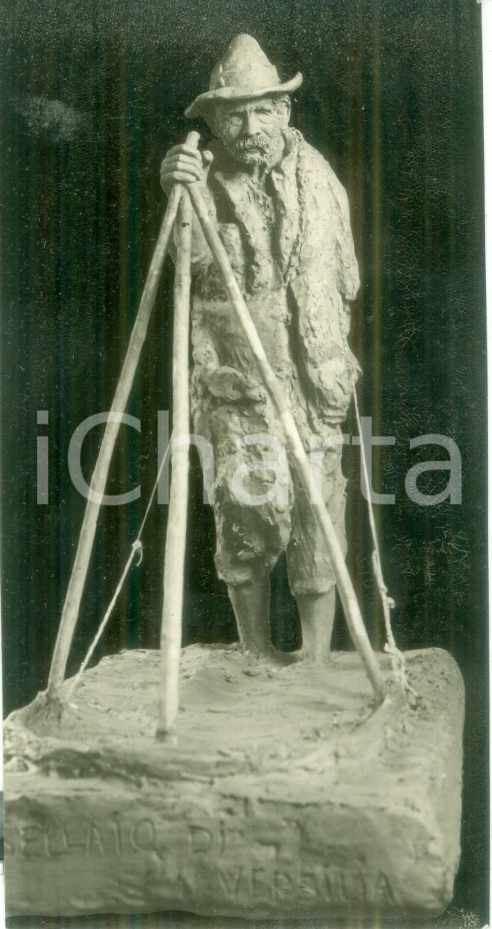 Fotografia d epoca originale 1936 VIAREGGIO LU Mostra d arte al KURSAAL Nicola ARRIGHINI L arsellaro Foto 1