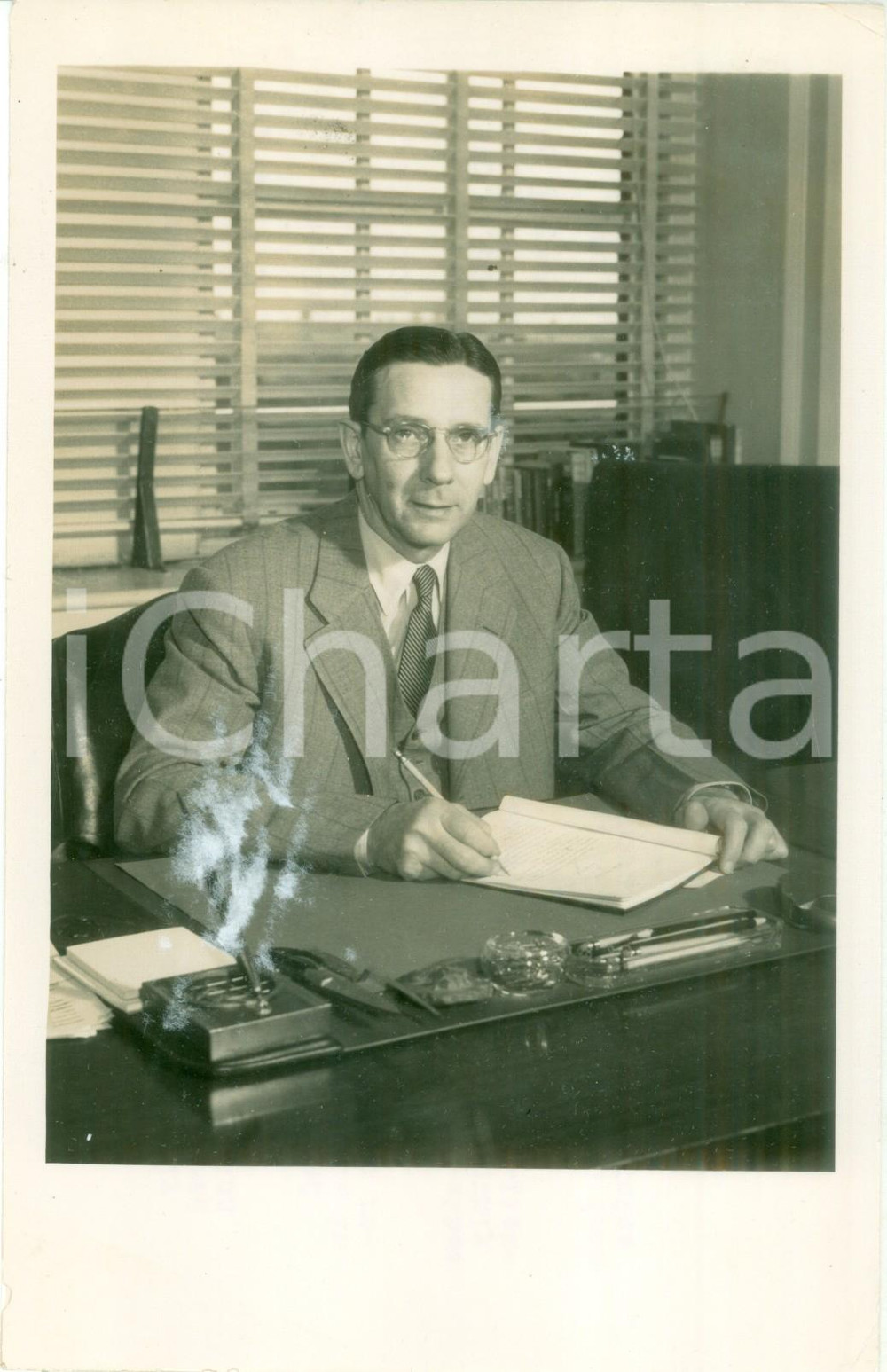 Fotografia d epoca originale 1951 PHILADELPHIA USA Ben HIBBS editor del Saturday Evening Post Fotografia 1