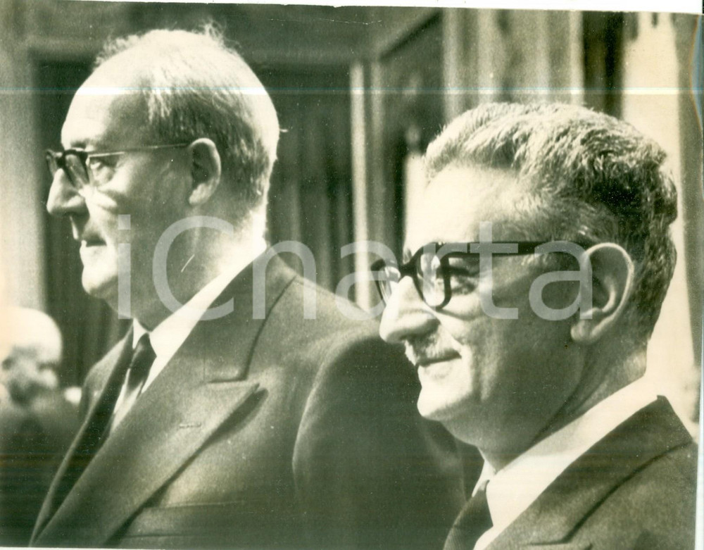 Fotografia d epoca originale 1975 ca ROMA Giovanni LEONE Presidente della Repubblica Fotografia 1