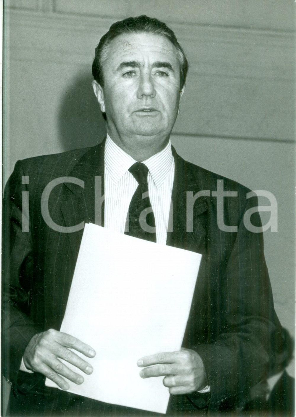 Fotografia d epoca originale 1992 PARIS JeanPierre SOISSON Ministro dell  agricoltura Fotografia 1