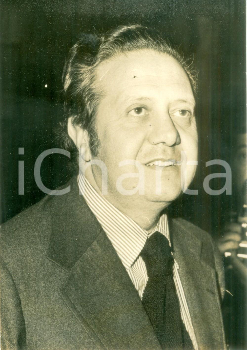 Fotografia d epoca originale 1975 PARIS Presidente portoghese Mario SOARES all ELISEO Fotografia 1