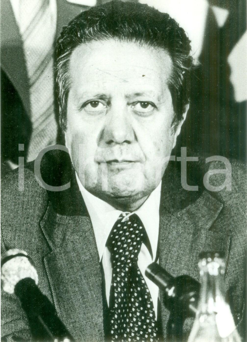 Fotografia d epoca originale 1983 LISBONA Mario SOARES alle elezioni legislative del PORTOGALLO Fotografia 1