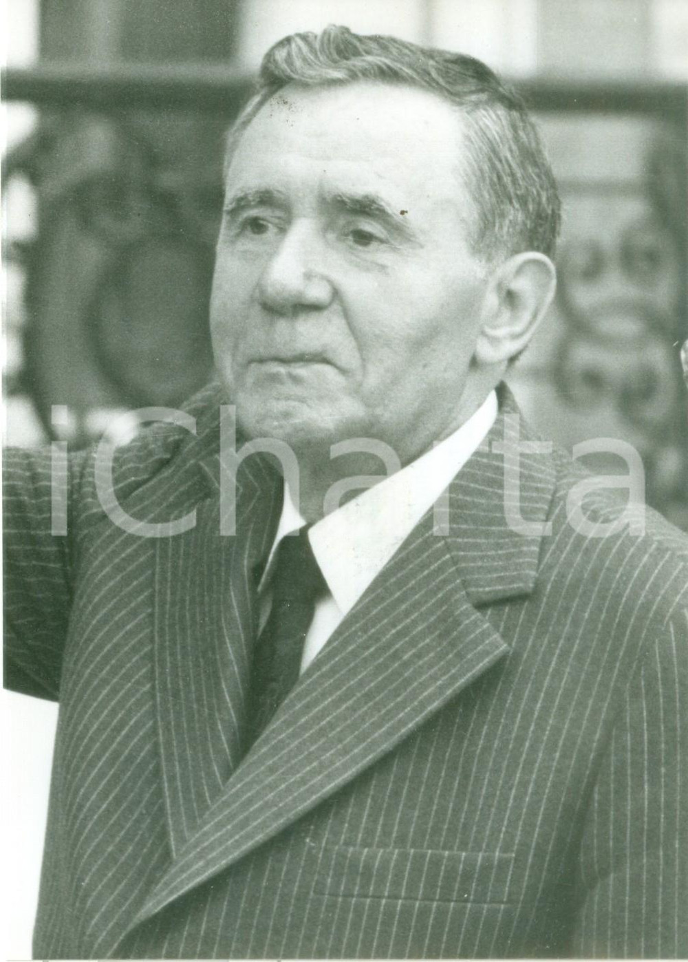 Fotografia d epoca originale 1985 GINEVRA Andrej GROMYKO prima dell incontro con George SHULTZ Fotografia 1