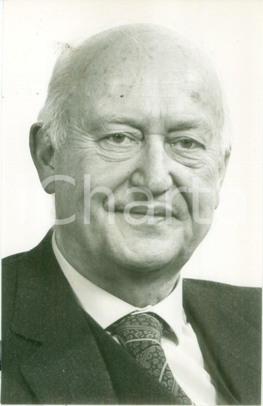 Fotografia d epoca originale 1980 ca PARIS Ritratto del politico Pierre PFLIMLIN Fotografia 1