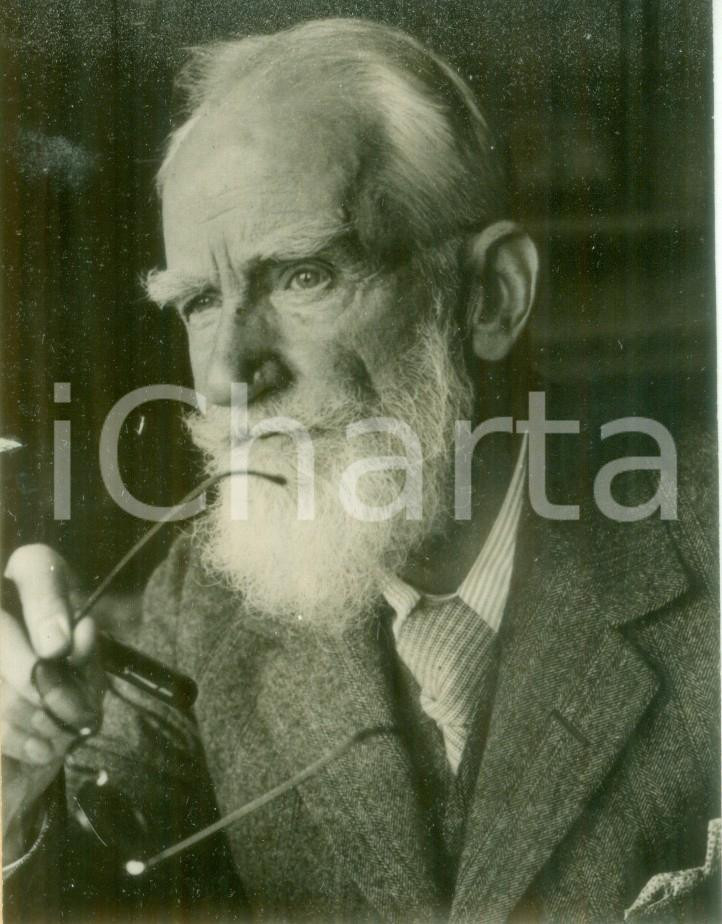 Fotografia d epoca originale 1946 IRLANDA George Bernard SHAW compie 90 anni Fotografia 1