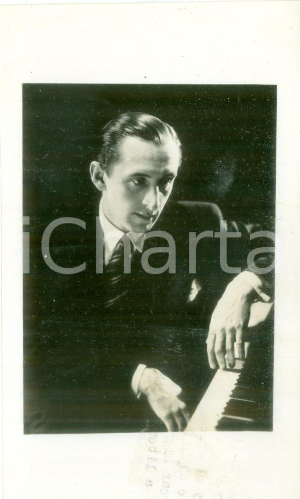 Fotografia d epoca originale 1950 ca NEW YORK USA Vladimir HOROWITZ al pianoforte Fotografia 1