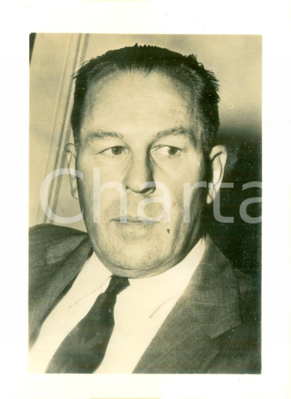 Fotografia d epoca originale 1945 ca USA Dwight P. GRISWOLD capo missione per aiuti alla GRECIA Fotografia 1