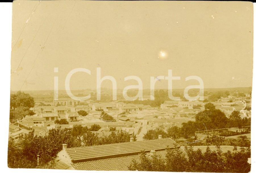 Fotografia d epoca originale 1925 KOLEA ALGERIE Vue générale prise du sommet du Blockhaus Photo 11x7 cm 1