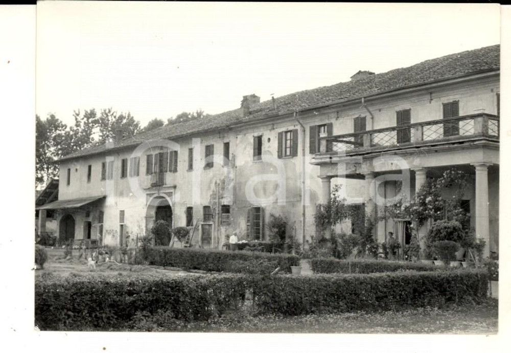 Fotografia d epoca originale 1963 OPERA MI Esterno della Cascina MIRASOLE Fotografia ARTISTICA 11x7 cm 1