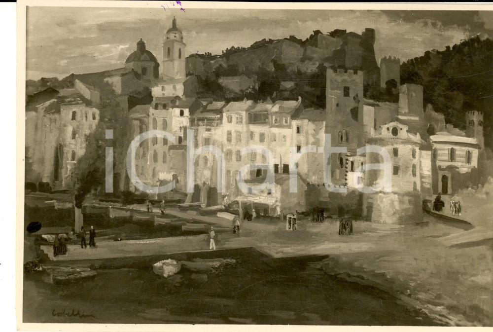 Fotografia d epoca originale 1933 ARTE Premio GOLFO DELLA SPEZIA Luigi CORBELLINI Parigi Foto coeva quadro 1