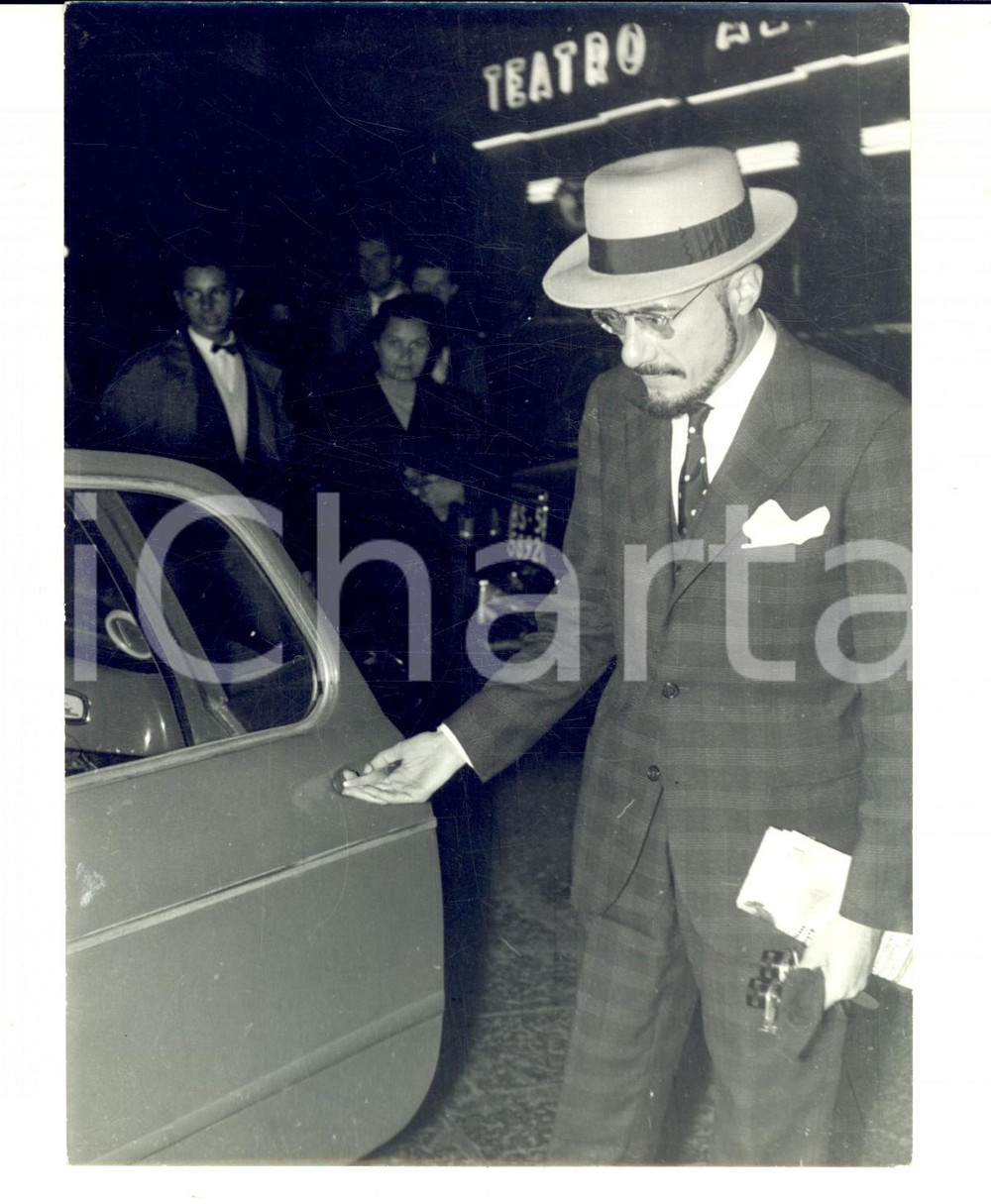 Fotografia d epoca originale 1960 ca TORINO Gianluigi MARIANINI concorrente LASCIA O RADDOPPIA Foto NELLY 1