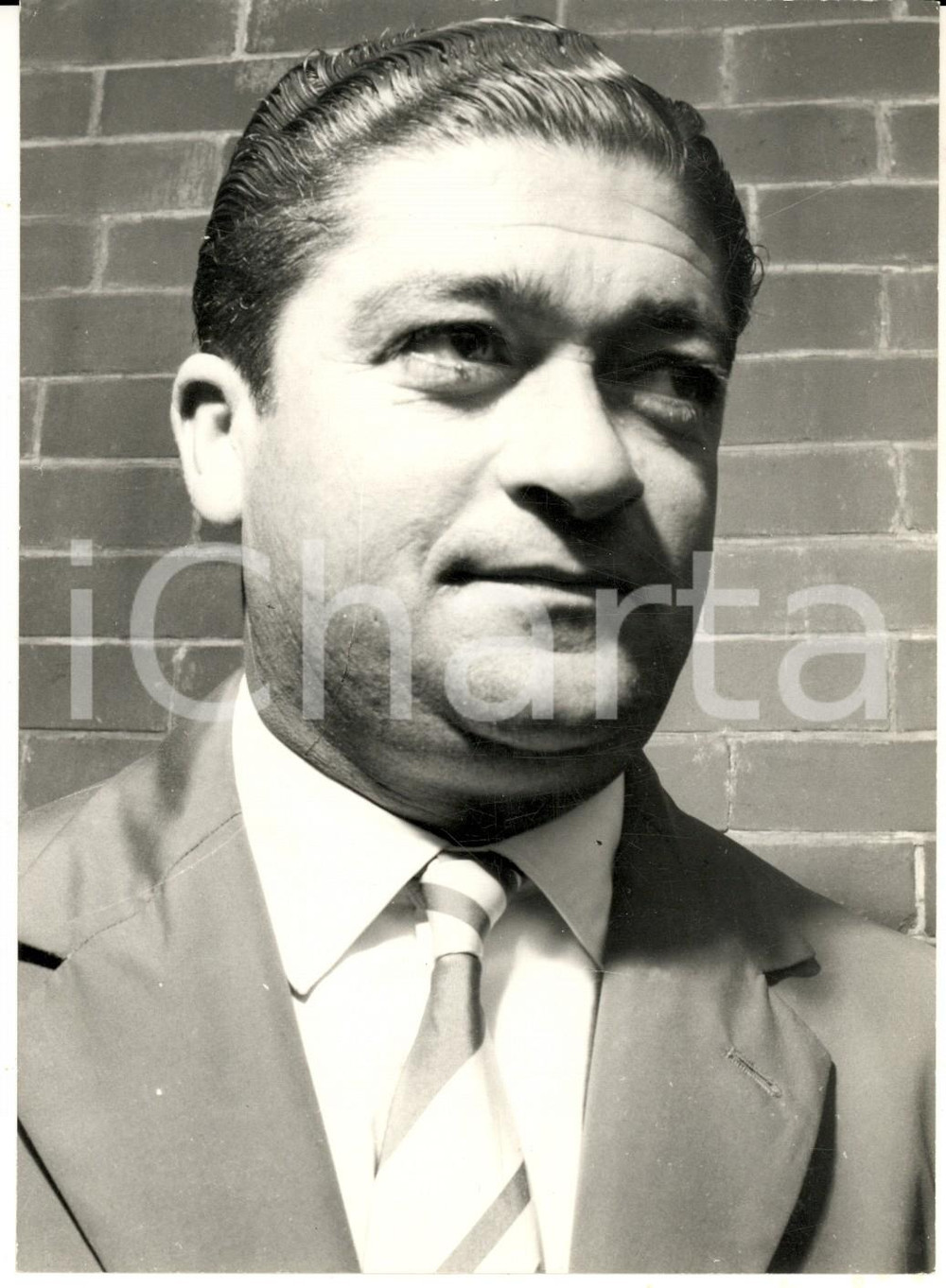 Fotografia d epoca originale 1980 ca ROMA TENNIS Ritratto ex giocatore Marcello DEL BELLO Foto 13x18 cm 1