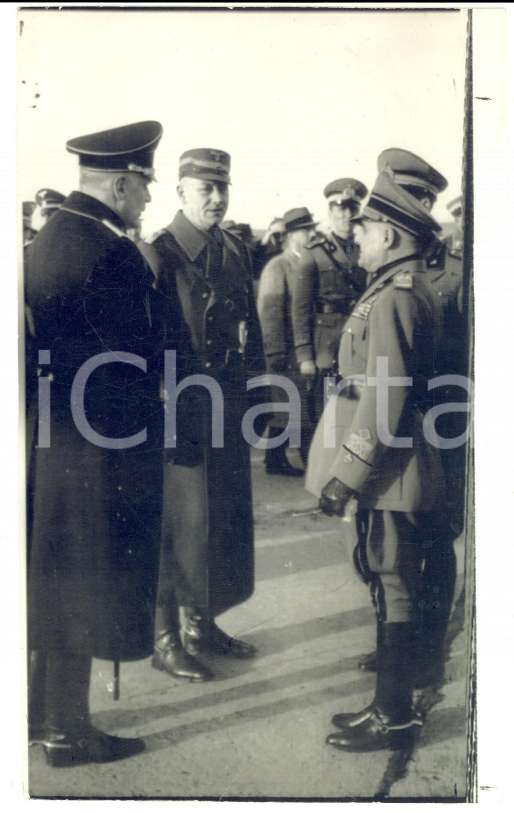 Fotografia d epoca originale 1939 ROMA Gruppo di generali a una cerimonia militare Fotografia 15x23 1