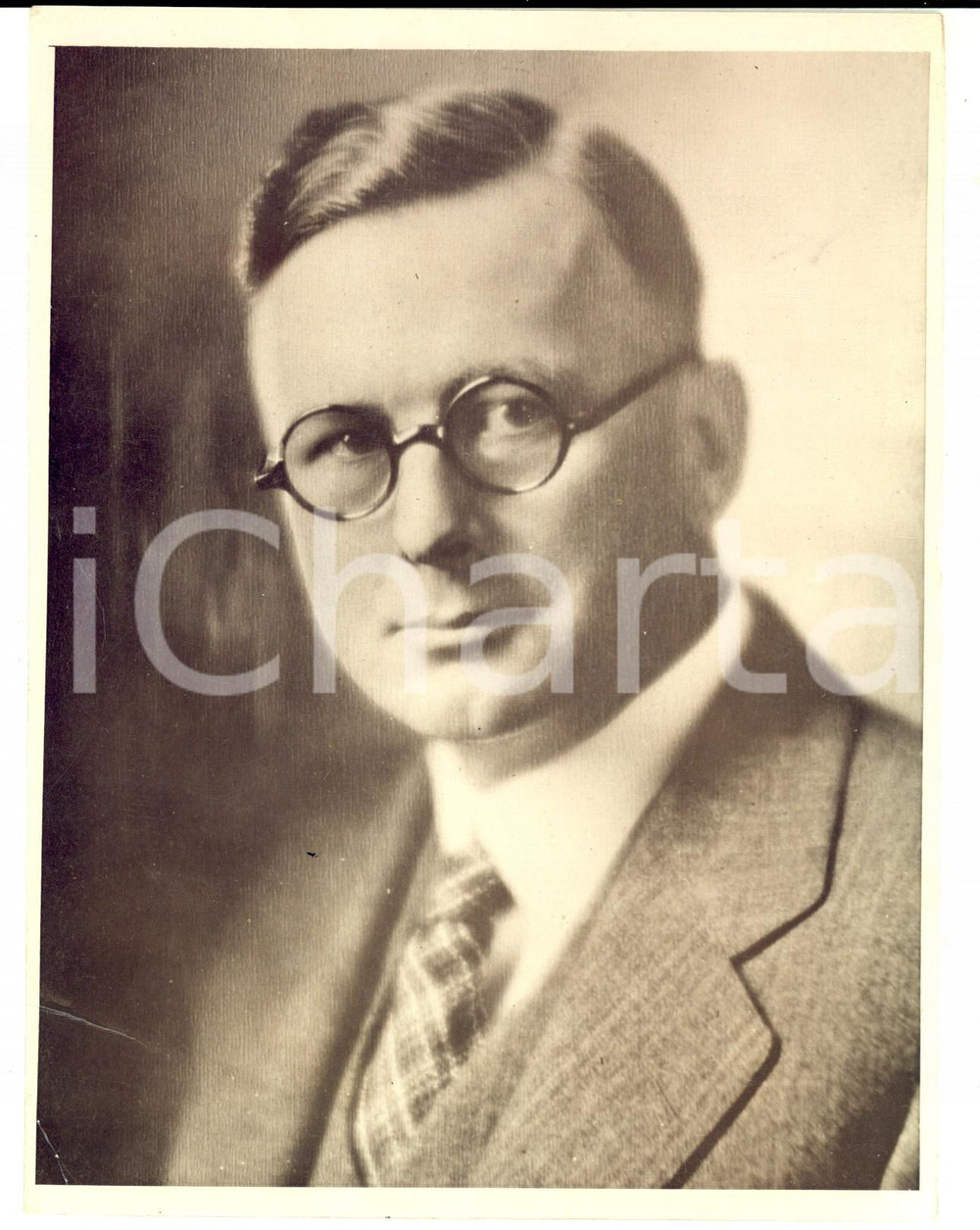 Fotografia d epoca originale 1932 ALBUQUERQUE USA Portrait of Orie L. PHILLIPS judge Photo 16x20 cm 1
