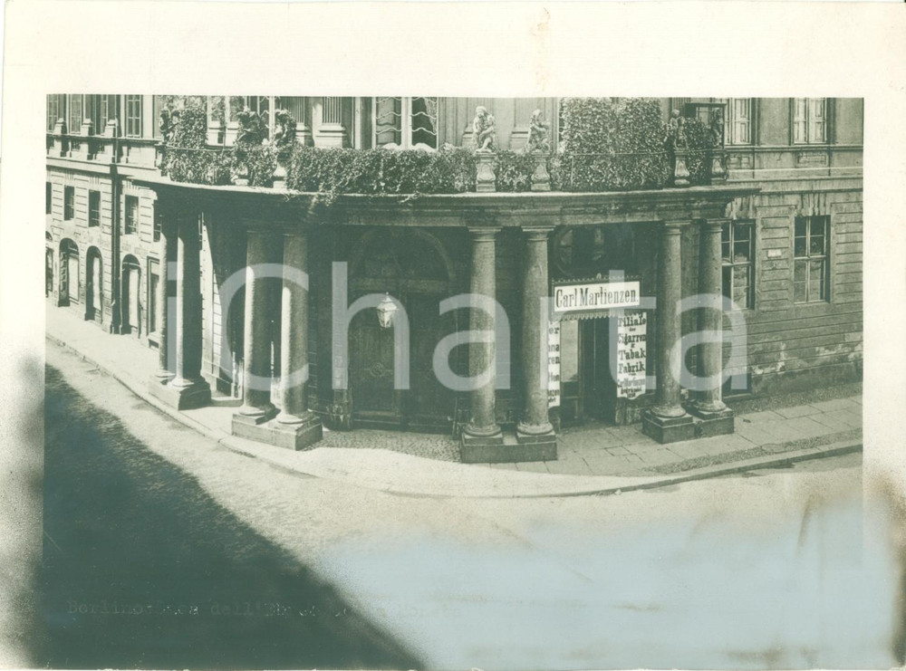 Fotografia d epoca originale 1935  BERLIN Palazzo EBREO DELLA MONETA Veitel Heine EPHRAIM Carl MARTIENZEN 1