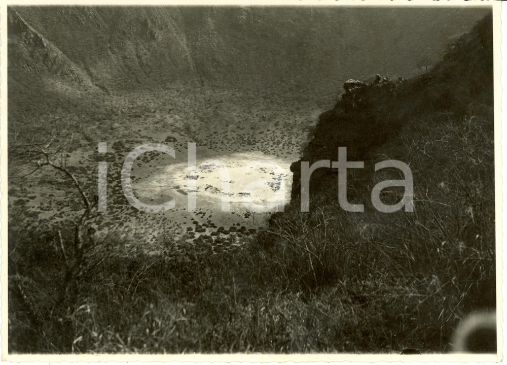 Fotografia d epoca originale 1939 CHESSADMEGA  ERITREA A.O.I. Veduta della salina FOTOGRAFIA 1