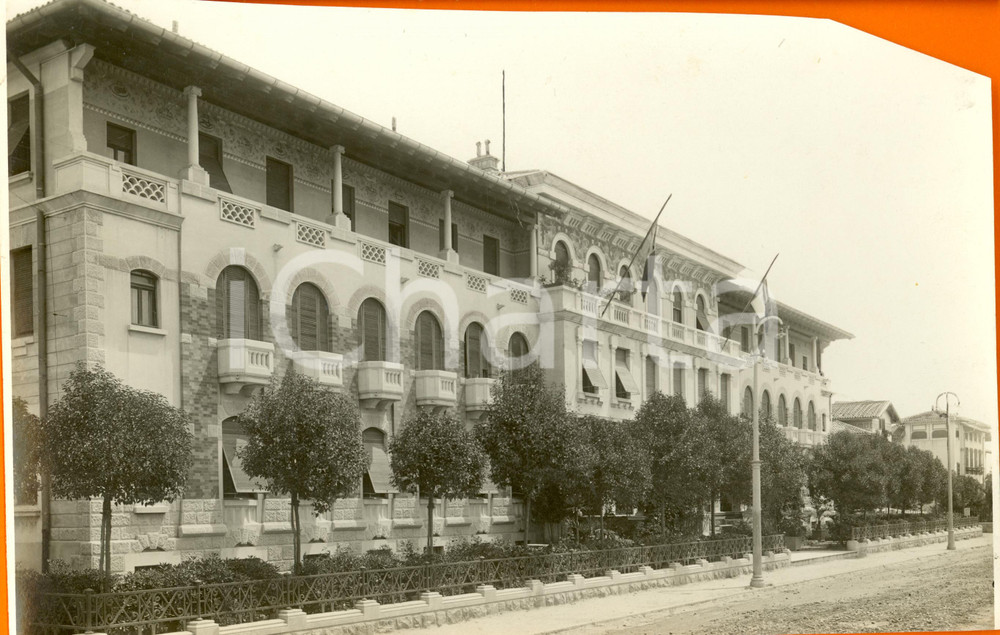 Fotografia d epoca originale 1930 ca MONFALCONE GO via Callisto COSULICH  Palazzo cittÃ giardino Foto 1