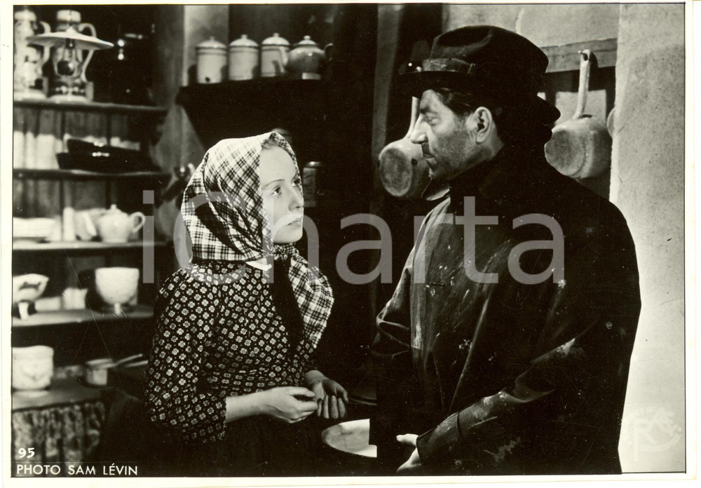 Fotografia d epoca originale 1937 FRANCIA Cinema  Dita PARLO Jean GABIN La grande illusione Foto di scena 1