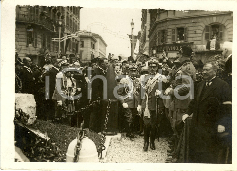 Fotografia d epoca originale 1927 ROMA Vittorio Emanuele III monumento Caduti  Rioni SALARIO NOMENTANO Foto 1