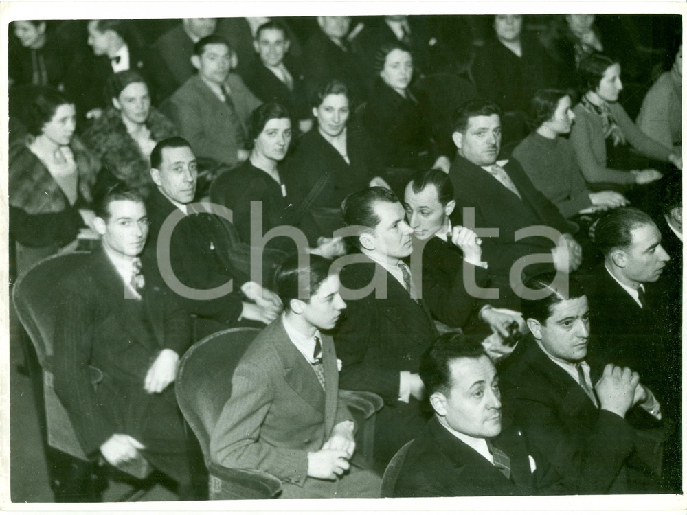 Fotografia d epoca originale 1937 MILANO Platea Sabato Teatrale Teatro ALLA SCALA Fotografia 1