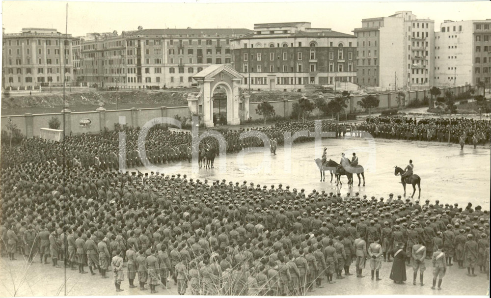 Fotografia d epoca originale 1930 ROMA Carlo BARBIERI Generale rivista Milizia Settimo Annuale Fotografia 1