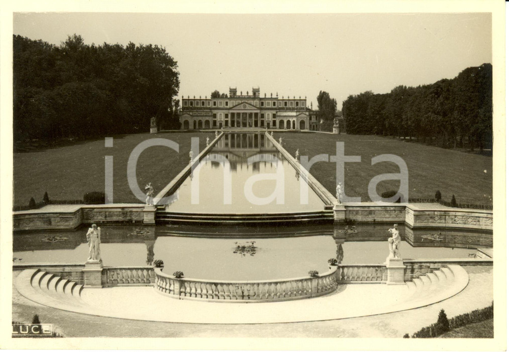 Fotografia d epoca originale 1930 ca STRA  VE Parco Villa Nazionale PISANI Oasi rifugio per uccelli Foto 1