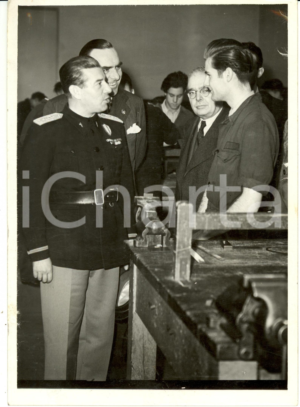 Fotografia d epoca originale 1941 MILANO Andrea IPPOLITO Scuola Avviamento Professionale SOCIETA  UMANITARIA 1