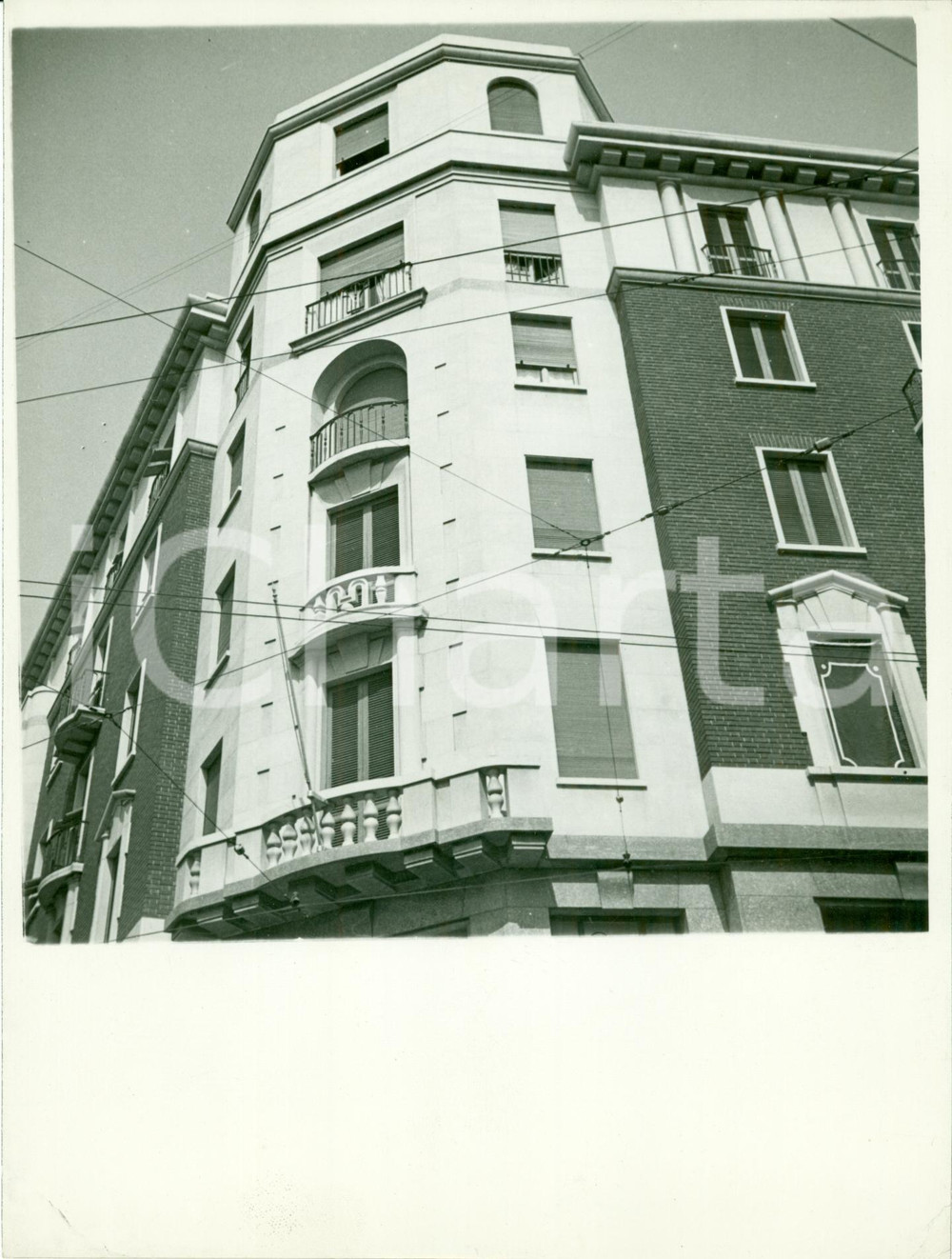 Fotografia d epoca originale 1935 MILANO Costruzione nuovi palazzi nella GRANDE MILANO Fotografia 1