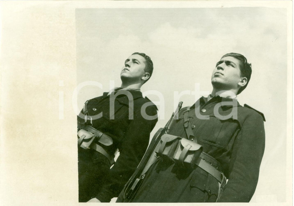 Fotografia d epoca originale 1940 ROMA WW2 Allievi inaugurazione corsi premilitari Fotografia 1