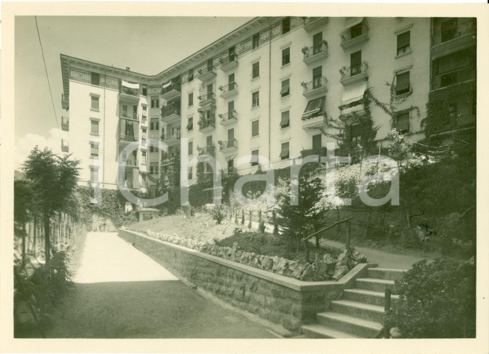 Fotografia d epoca originale 1925 TRIESTE Nuovo palazzo case minime via DI COLOGNA Fotografia 1