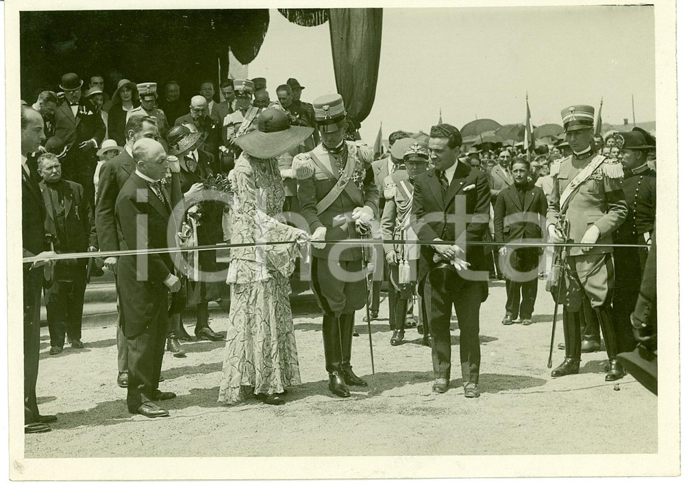 Fotografia d epoca originale 1925 Torino FOTO Inaugurazione Parco Rimembranza 1