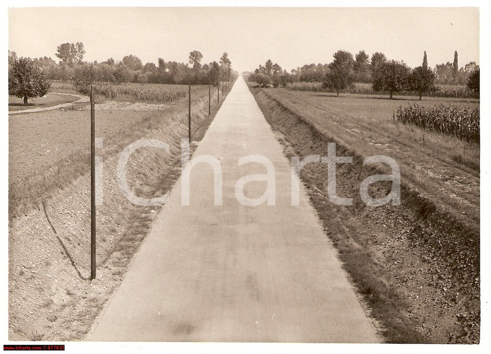 Fotografia d epoca originale 1932 Torino  Milano Autostrada A4 Foto inaugurazione 1